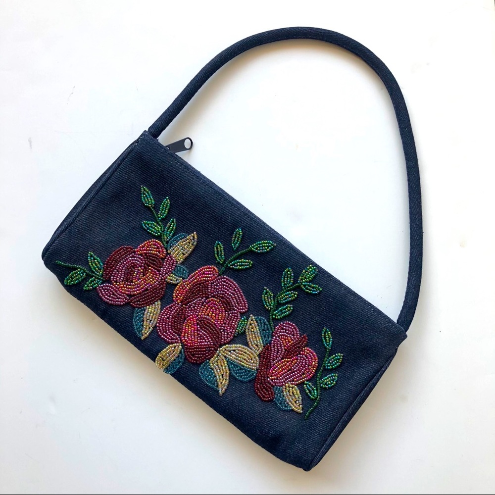 Handmade evening handbag.